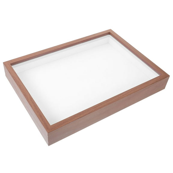 WORGEOUS  Cake Stand with Dome Lid Display Riser Photo Frame Specimen