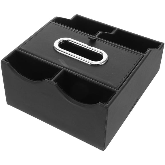 WORGEOUS Car Armrest Box Storage Organizer Car Multifunctional Central Car Tissue Box Middle Storage Box Water Cup Organizer For Car