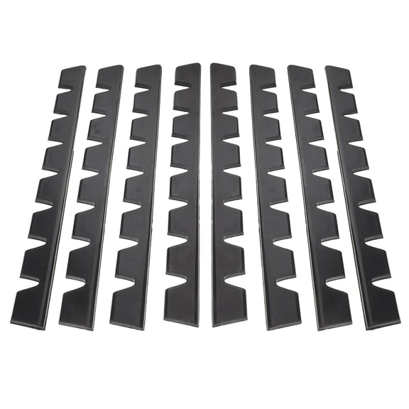 WORGEOUS Car Bumper Guard Anti-Scratch Kit Scrape Protector Plate Skid Plate DIY for Easy Installation and Reliable Protection of Car Front Bumpers