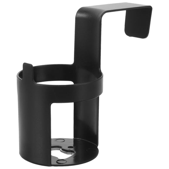 FUEENIRVA Car Cup Holder For Back Seat Beverage Cup Rack Plastic Black Hold Various Containers 1 PCS