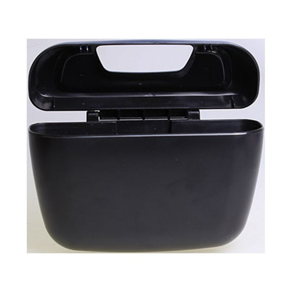 WORGEOUS Car Door Side Garbage Bin Multi-function Universal Trash Can Portable Garbage Can (Black)