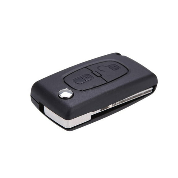 WORGEOUS Car Key Replacement 2 Buttons Remote Entry Folding Key Shell Fob Case Cover for 207 307