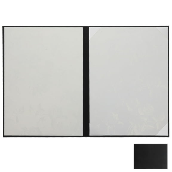 WORGEOUS Certificate Holder Hard Cover Citizenship Diploma Document Pad Black