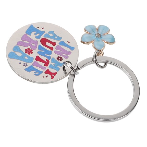 WORGEOUS  Charm Bracelet Stainless Steel Keychain Miss Mother