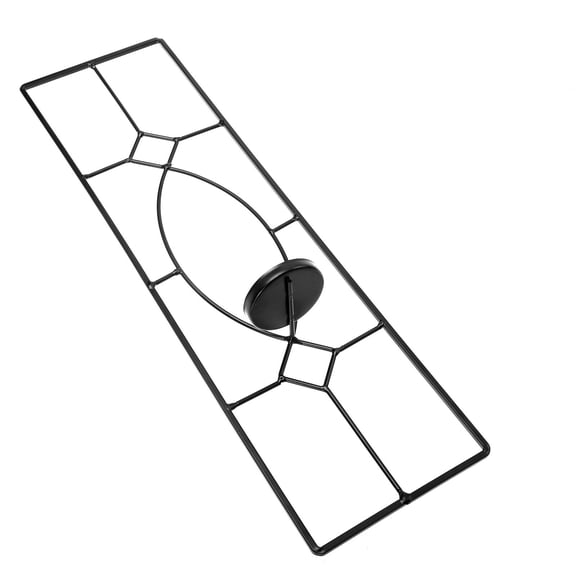 WORGEOUS  Chic Wall-mounted Candlestick Home Shelf Candlesticks Black