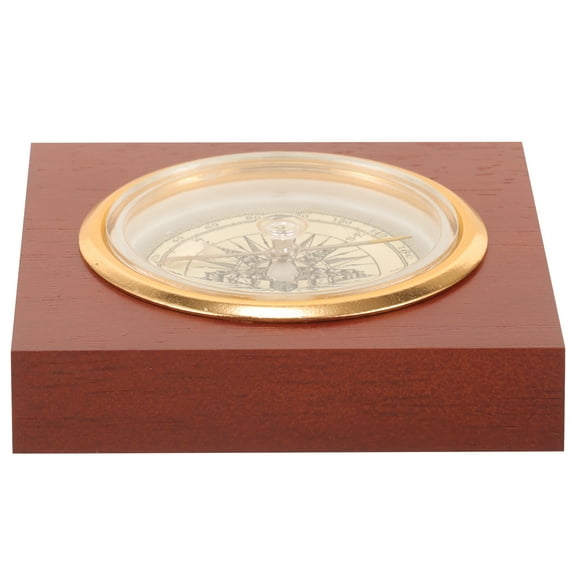 GETAJGHSD Portable Wooden Chinese Compass with Antique Craftsmanship for Hiking Outdoors