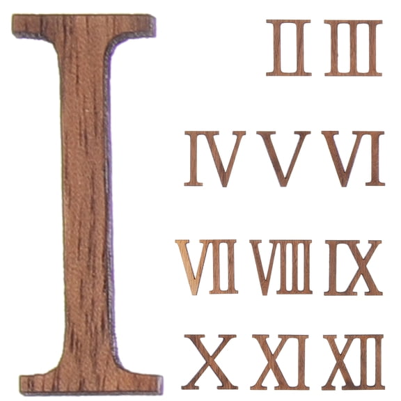 WORGEOUS  Clock Mechanism Roman Numbers Digital Accessories