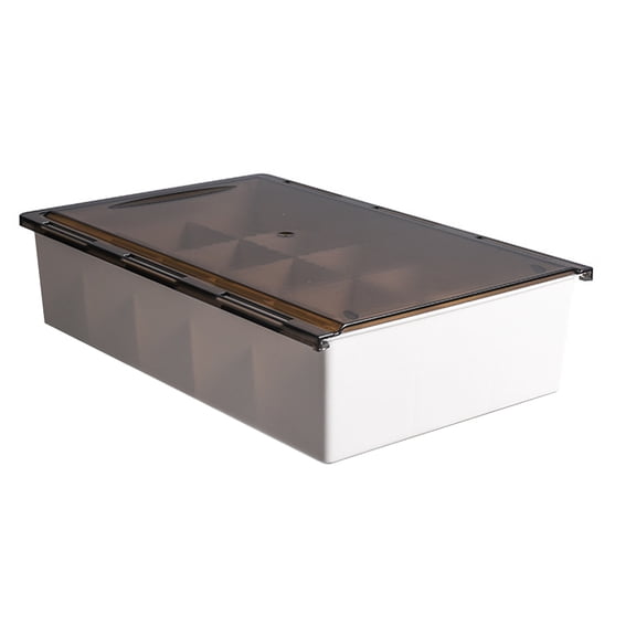 GOOHOCHY Cloth Drawer Organizer Grid Design 1Pack 12.6X8.3X3.1in