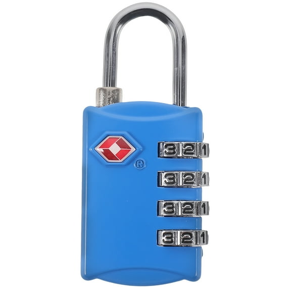 HINTRMENT Luggage Travel Locks Password Lock Zinc Alloy TSA Approved 1Set Blue