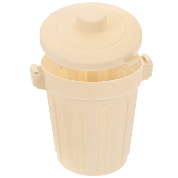 GOOHOCHY Desk Waste Basket Simple Design Plastic 1Pcs for Bedroom