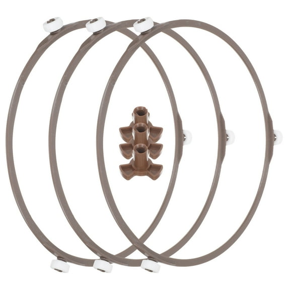 WORGEOUS Countertop Microwave Range Hood Light Bulbs Shelf Microwaves Ovens