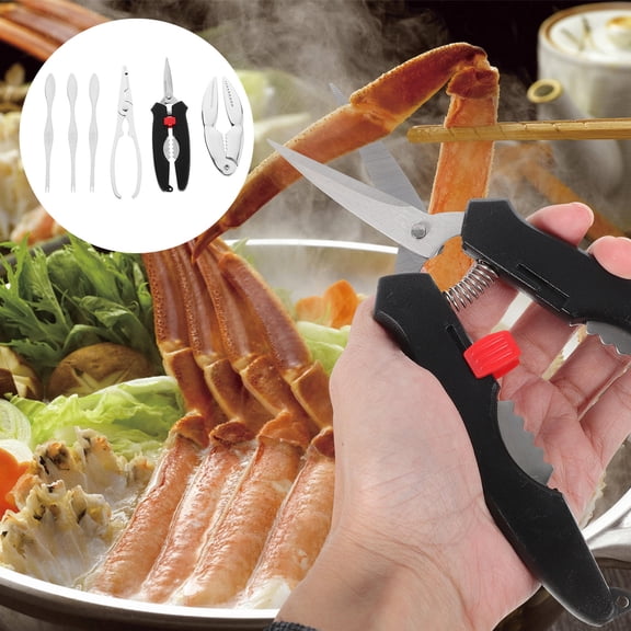 WORGEOUS  Crab Peeling Tools Eating Peelers for Kitchen Serving Utensils