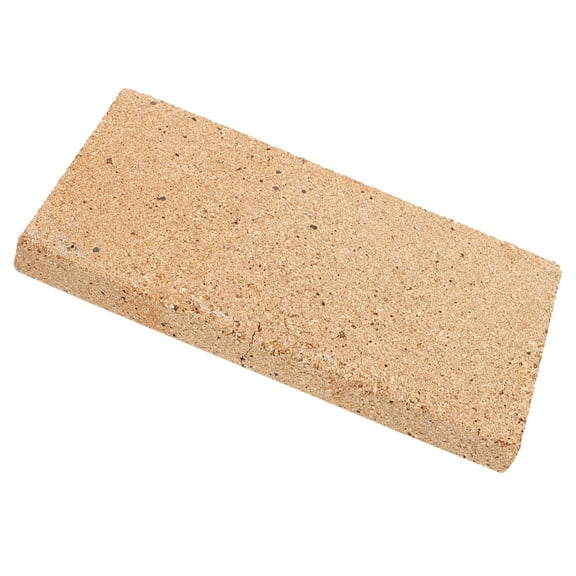 WORGEOUS DIY Stove Brick Fireplace Bricks Refractory Brick 23.00X11.40X2.00CM Light Brown