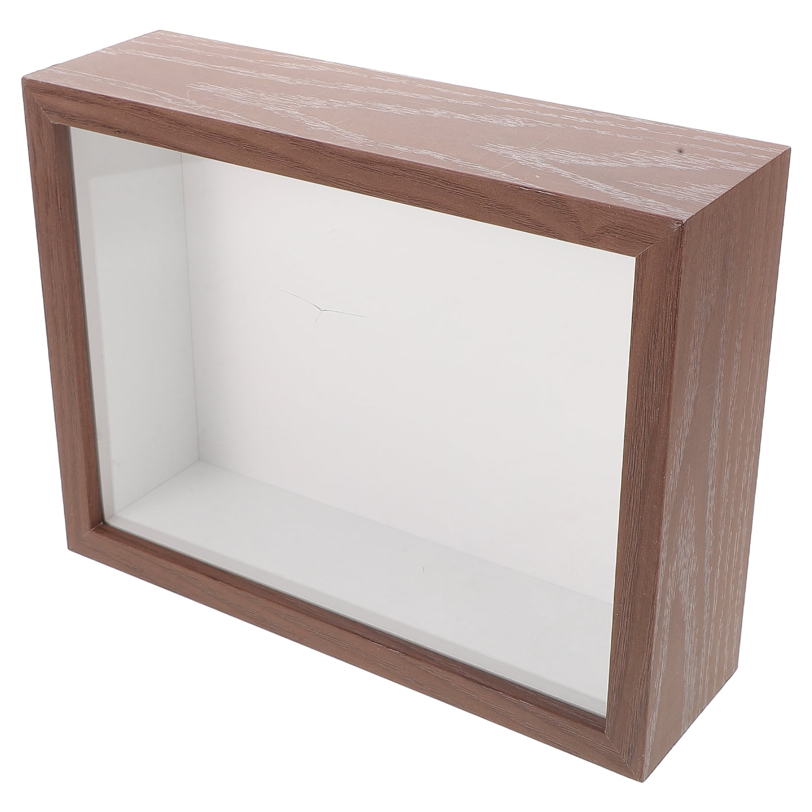 WORGEOUS Deep Shadow Box Frame Acrylic Display Case for Specimen Wooden ...