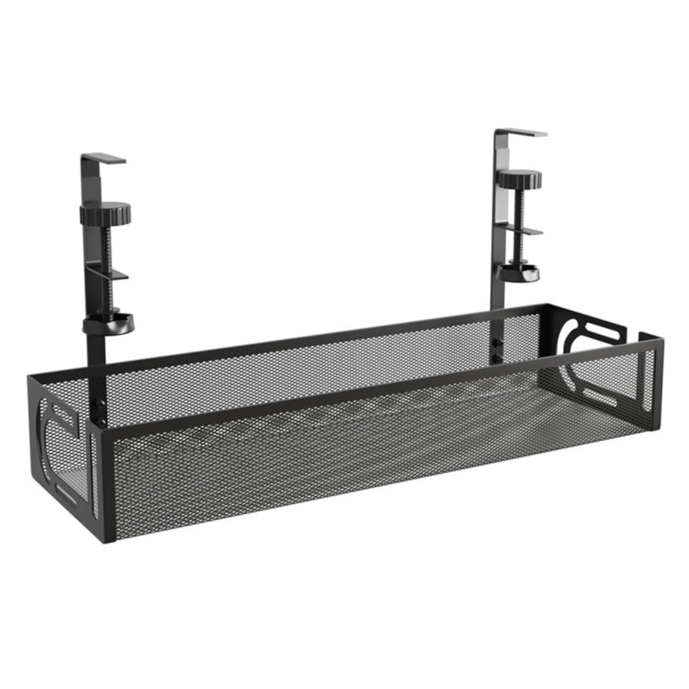 WORGEOUS Under Desk Cable Organizer No Drill Under Desk Cable ...