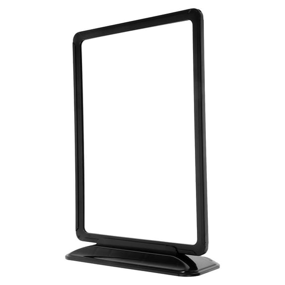 WORGEOUS Vertical Desktop Display Stand Table Menu Holder for Restaurants, Office, Shops, Weddings - Plastic Menu Display Frame