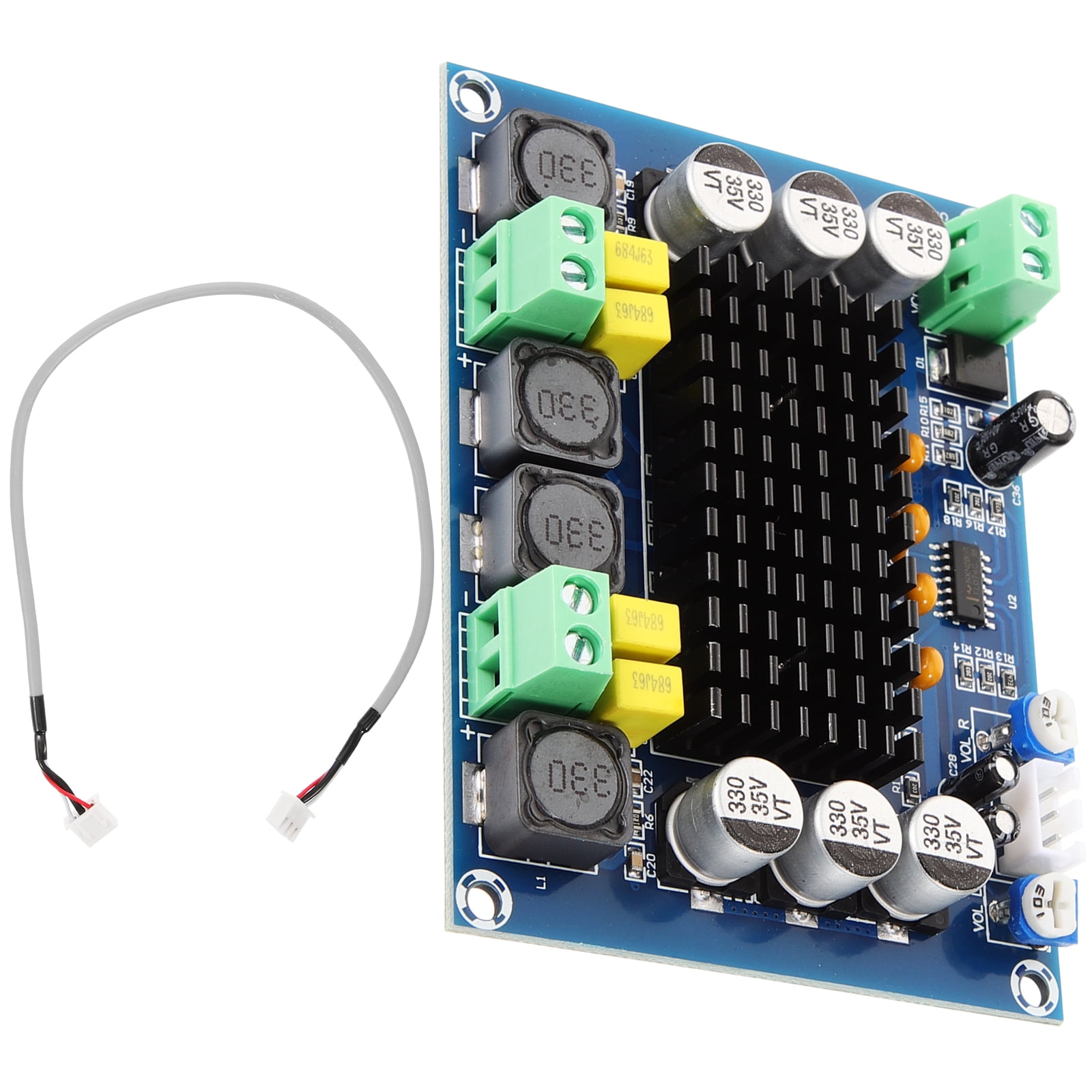 WORGEOUS Digital Amplifier Board Power Stereo Module Volume Control ...
