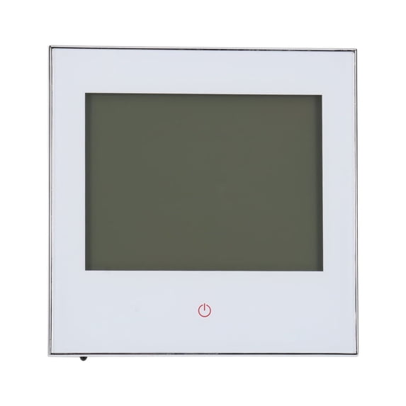 FUEENIRVA Heating Thermostat with White LCD Display and Button Control - 1 Piece Energy Efficient Temperature Controller