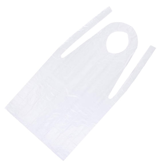 WORGEOUS 300PCS Disposable PE Aprons for Cooking, Painting, and Crafting - Unisex Sleeveless Protective