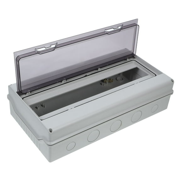 WORGEOUS Distribution Protection Box 18 Ways IP35 Outdoor Breaker Box with Bus Bars and Din Rail for Miniature Breaker Waterproof Power Distribution Enclosure Breaker Box