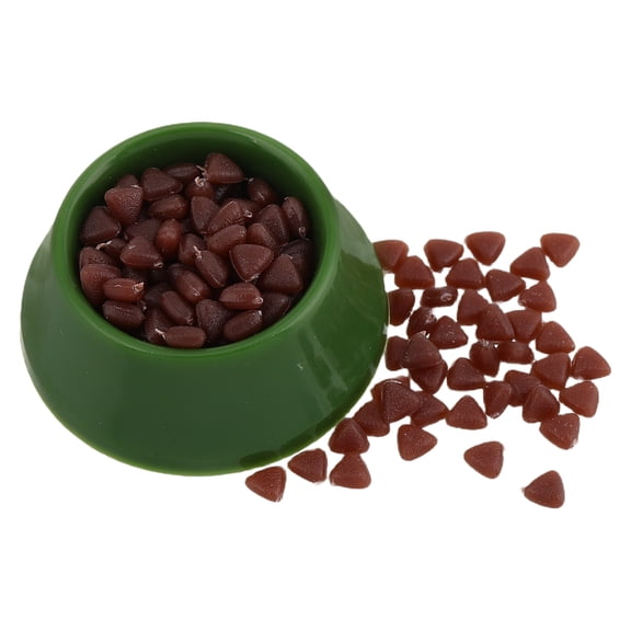 WORGEOUS Dollhouse Miniature Accessories Realistic Mini Kitchen Model Toys Miniature Pet Food Bowl For Puppies And Cats Dollhouse Decoration And Pretend Play