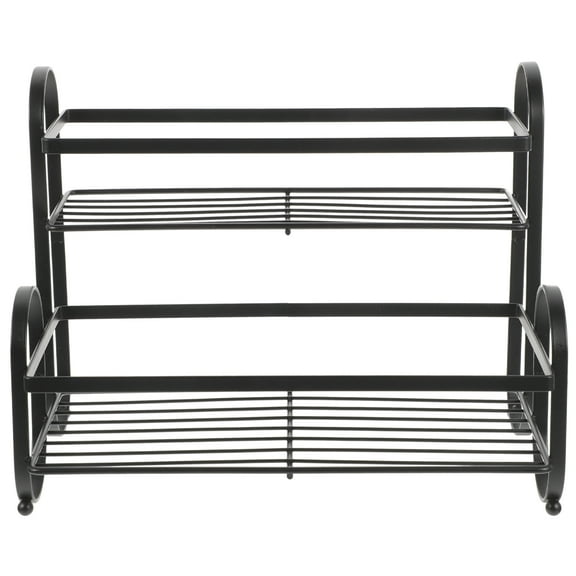GOOHOCHY Iron Seasoning Holder for Families in Home Organization 1Pcs 10.6X8.3X7.5in