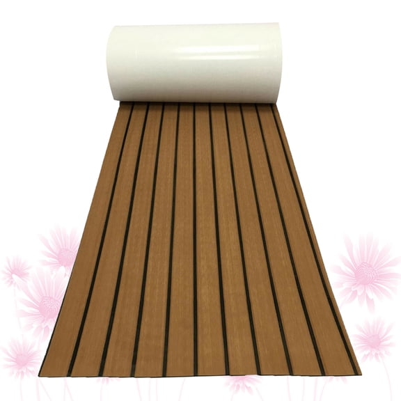 WORGEOUS EVA Marine Floor Mat Ground Non-slip Back Cushion Deck Brown