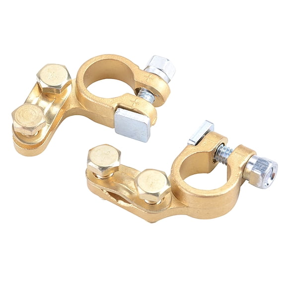 WORGEOUS Ebike Battery Connector Battery Terminal Parts 5.3x4.5x1.5cm Golden