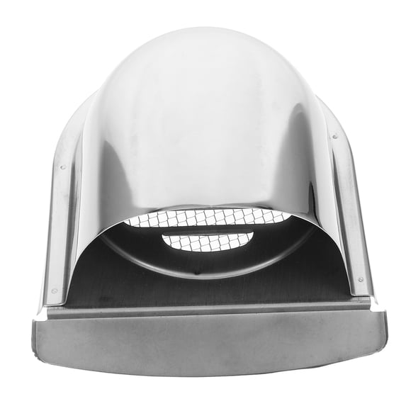 WORGEOUS Exhaust Air Vent Cover Round Grid Vent Cover Stainless Steel Exterior Exhaust Vent Cover Outdoor Exhaust Cap With Mesh Screen For Dryer Vent