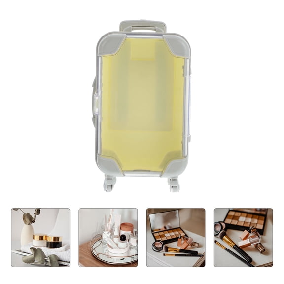 WORGEOUS Eyelash Storage Box Packaging Boxes for Eyelashes Travel Yellow