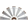 thumbnail image 1 of WORGEOUS Farmhouse Style Half Windmill Wall Art Metal Sculpture for Home Decoration, 1 of 9