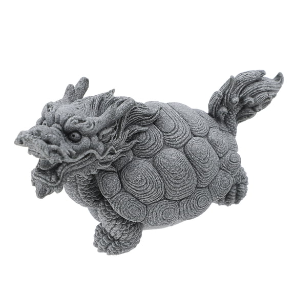 WORGEOUS  Feng Shui Animal Sculpture Statue Turtle Micro Landscape Dragon Ornaments