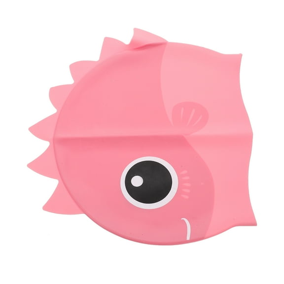 WORGEOUS Fins Swimming Cap Lightweight Swim Caps Men and Women 24X21X0.2CM Pink