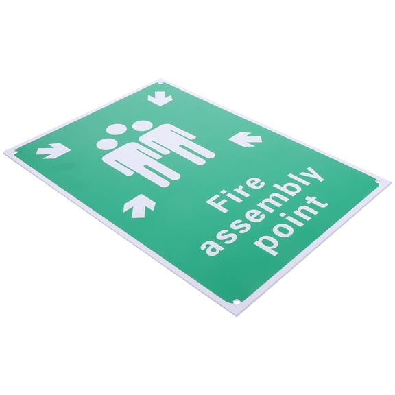 WORGEOUS Fire Sign Decor Operational Safety Warning Board Office