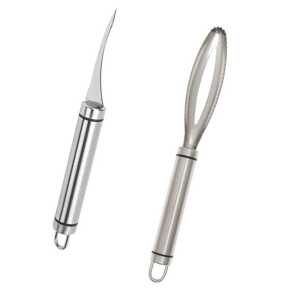 WORGEOUS Portable Fish Cleaning Table with and Shrimp Peeler - Handy Seafood Cleaning Gadget for Kitchen and Outdoor Use