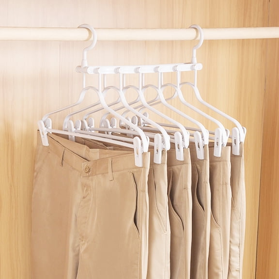 GETAJGHSD Plastic Clothes Drying Hanger Foldable 1Pcs 16.5x14.8x9.1In