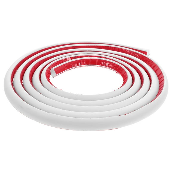 WORGEOUS Flexible Quarter Round Molding Trim Self Adhesive pvc Edge Trim For Floor Stairs Corners Bathtub Bendable Molding Trim 3 Meters