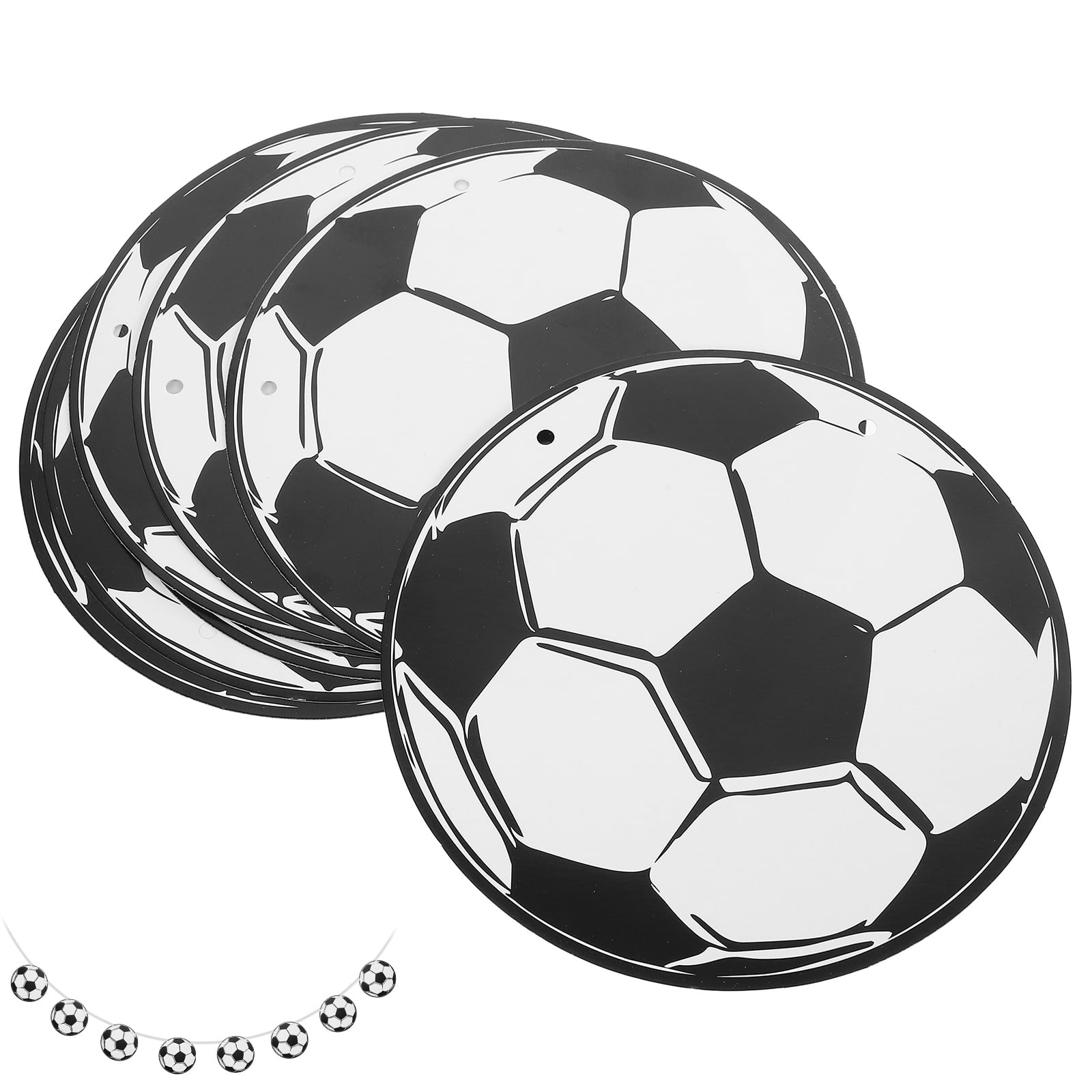 WORGEOUS Football Banner Decoration Birthday Decorative Banners Theme Party Soccer Banner