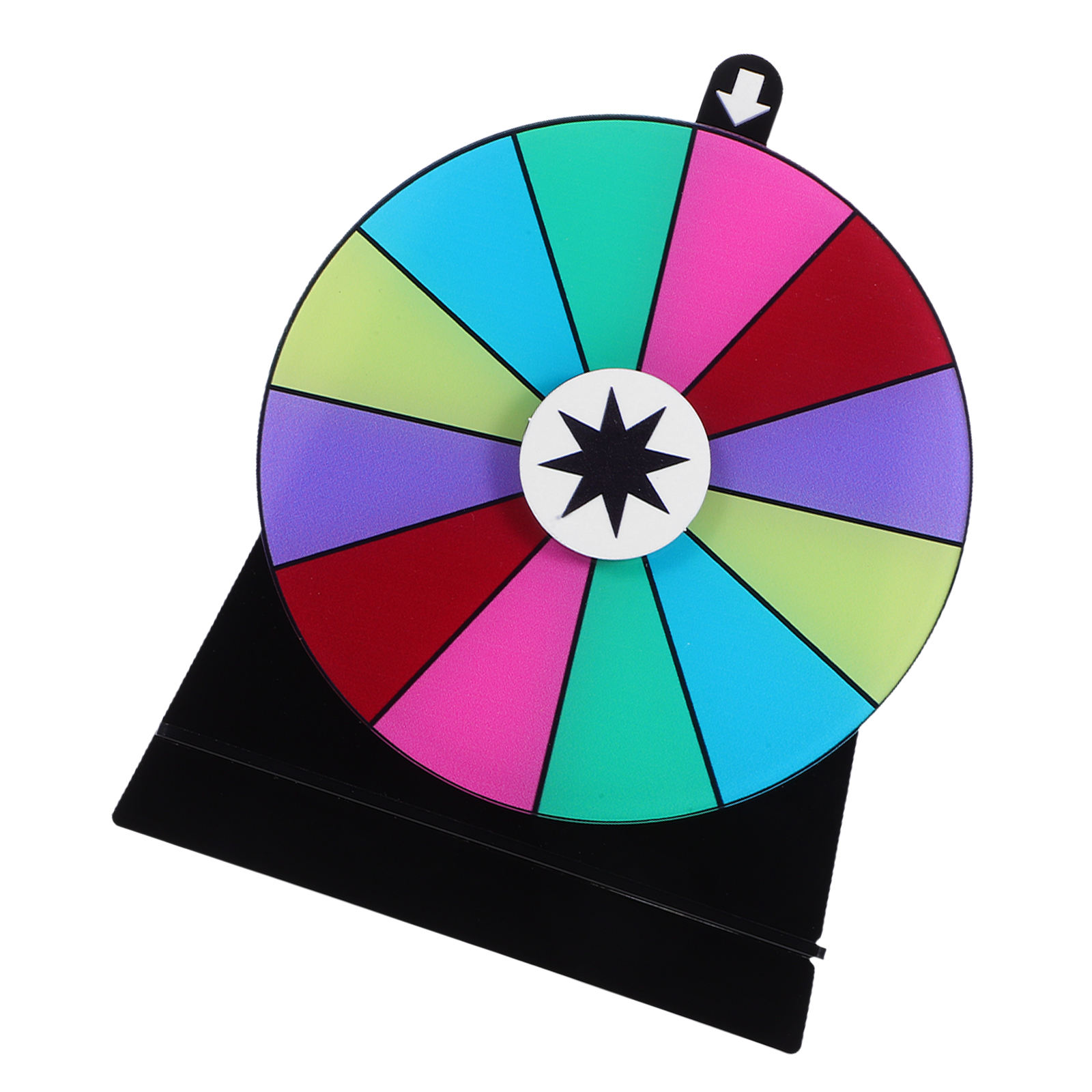 WORGEOUS Game Wheel Rotating with Stand Party Rotation Prize Fortune ...