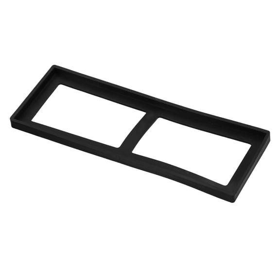 WORGEOUS  Gilded Coins Protective Plate License Non-slip Silicone Mat