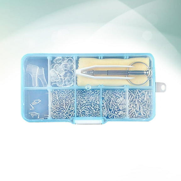 WORGEOUS Glasses Repair Tool Sunglasses Screwdriver Cleaner Eyeglass Kit