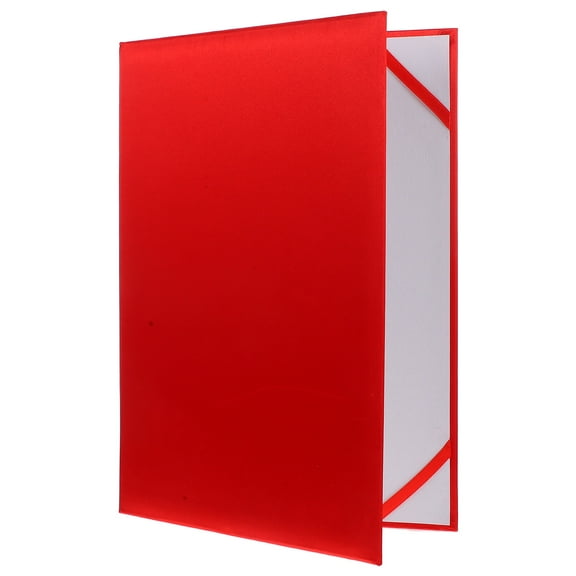 WEUVEB Professional Red Certificate Holder for Graduation Documents, Diploma Storage Folder, and Stylish