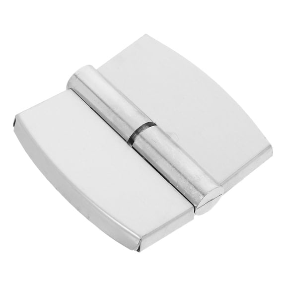 WORGEOUS Heavy Duty Self Closing Door Hinges Stainless Steel Auto Close Hinges For Toilet Partition Door Hinge Silver
