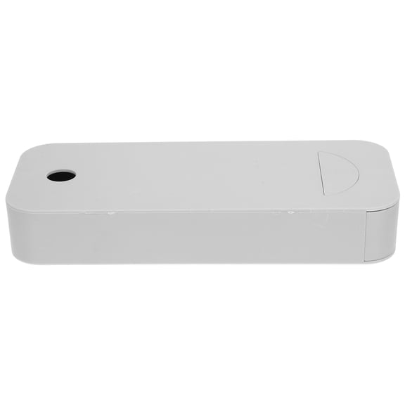 WORGEOUS Hidden Drawer Desk Storage Organizer Notebook Office Student Grey