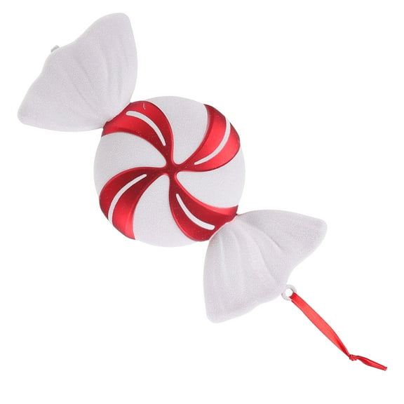 Mobutofu Red Christmas Candy Ornament, 1 Pc Plastic Hanging Tree Decoration for Holiday Decor