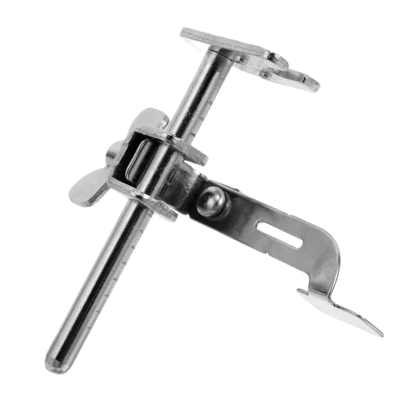WORGEOUS  Hot Ruler Pressing Tool Seam Guide for Sewing Machine Silver