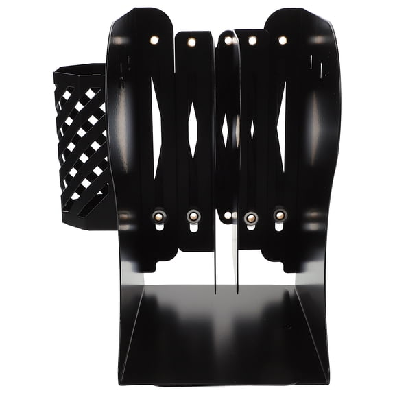 WORGEOUS Adjustable Retractable Bookend for Home Use, Flexible Book Holder and Organizer for Books, Documents, and Office Supplies