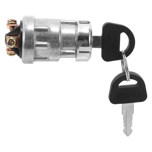 WORGEOUS Ignition Switch with Motorcycle Switch 6.00X3.50X3.50CM Silver