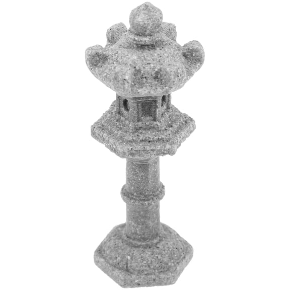 GETAJGHSD Garden Pagodas Figurine Grey Sandstone Realistic Appearance Fine Workmanship