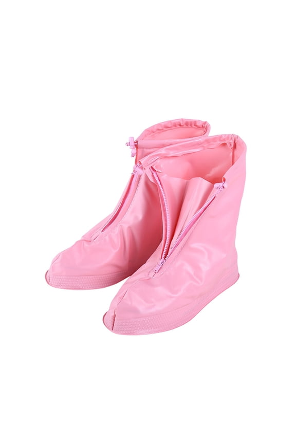 Kids Slippers Shoe Protector Overshoes Cover Rain Covers Travel Child Pink
